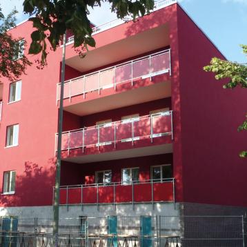 Außenansicht, Fassade des Neubaus - GRÜNE 9 Außenansicht, Fassade des Neubaus - GRÜNE 9